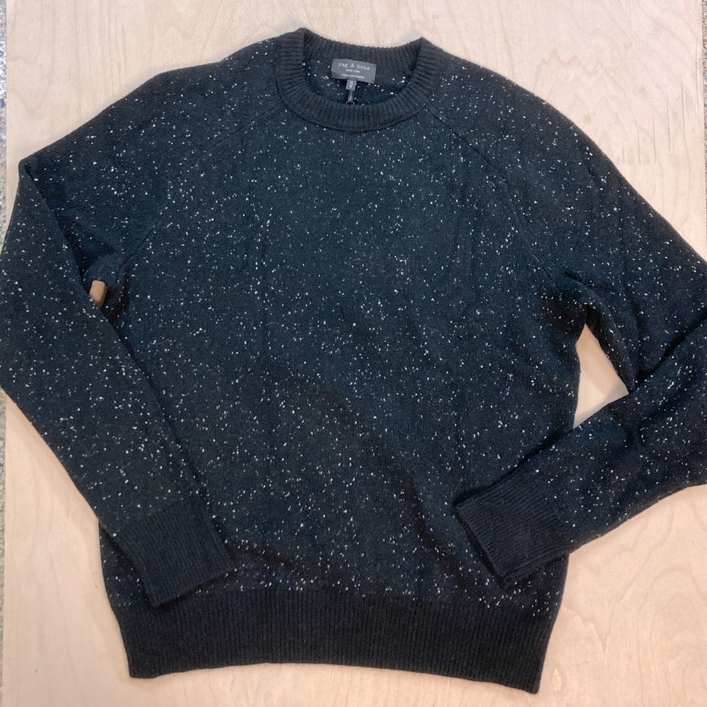 Rag and bone men’s cashmere donegal crew